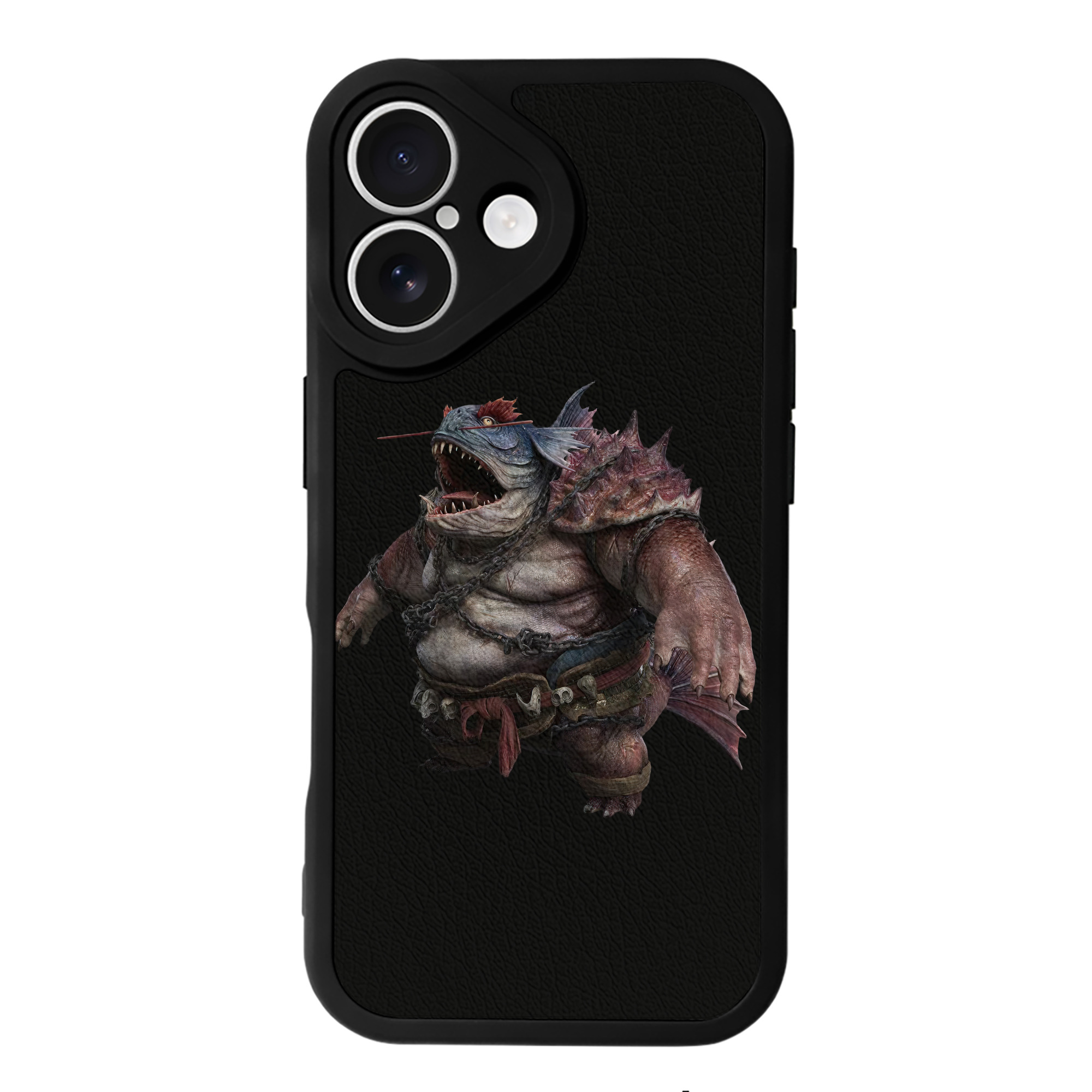 （画像用） Ne Zha 2 ナタ 魔童の大暴れ 【iPhone 16シリーズ対応】シリコンスマホケース（レザー調） 材質：シリコン